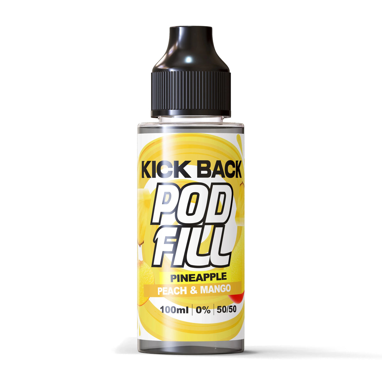 Pineapple Peach Mango By Kick Back Pod Fill E-Liquid 100ml Shortfill