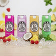 Little Rick sparkling social tonic – all four flavours lined up