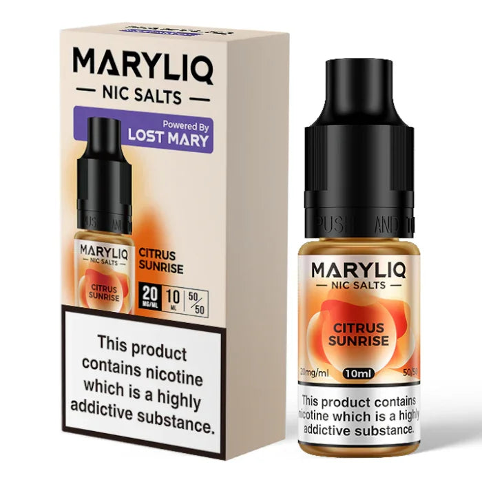 Citrus Sunrise By Lost Mary MARYLIQ Nic Salts 10ml
