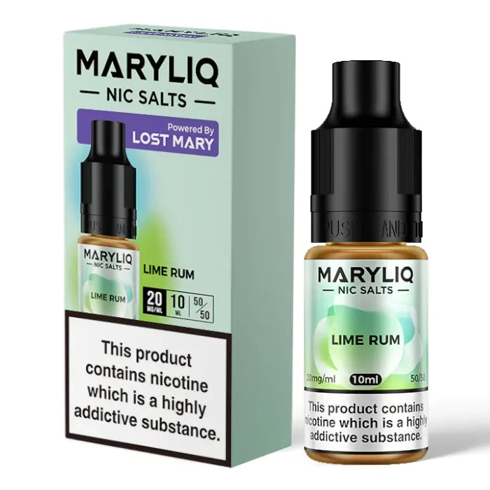 Lime Rum By Lost Mary MARYLIQ Nic Salts 10ml