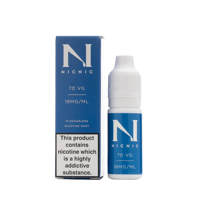 NicNic Nicotine Shot 70vg 18mg