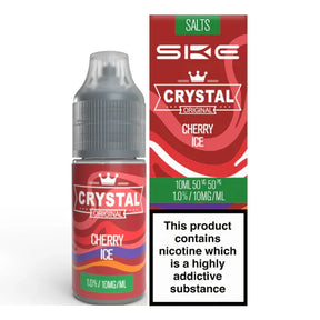 Cherry Ice Nic Salt by SKE Crystal 10ml bottle, main product image