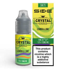 Lemon & Lime Nic Salt by SKE Crystal 10ml bottle, main product image