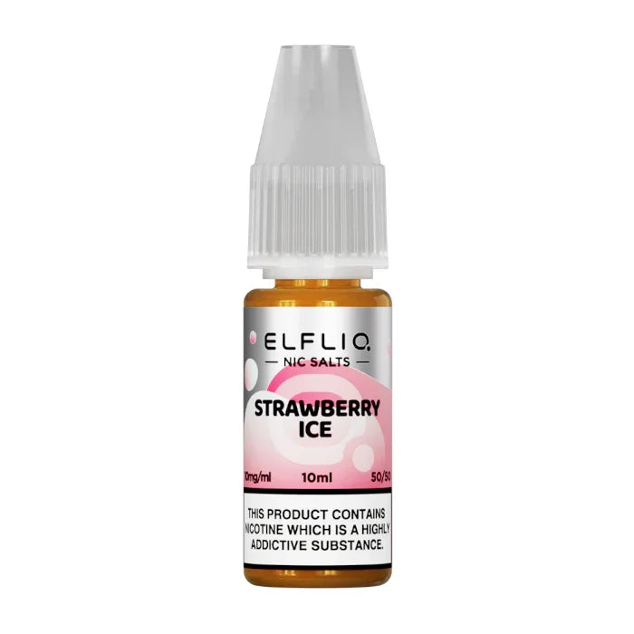Strawberry Ice By Elfbar Elfliq Nic Salt 10ml
