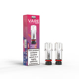 strawberry cherry raspberry  vape lite pods 10mg 2 pack