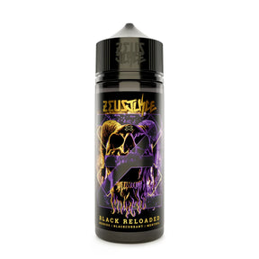 The Black Reloaded by Zeus Juice 100ml shortfill e-liquid bottle