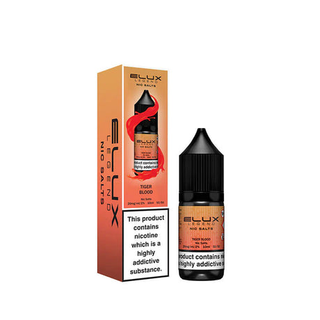 tiger blood by elux 10ml nic salt