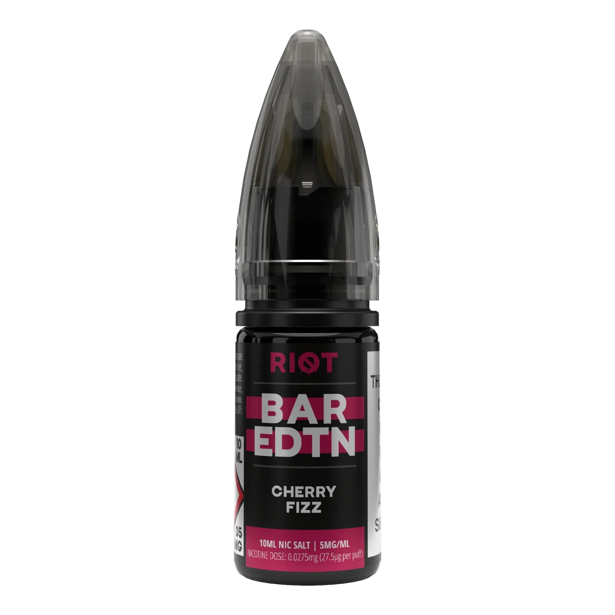 Cherry Fizz Nic Salt By Riot Squad BAR EDTN