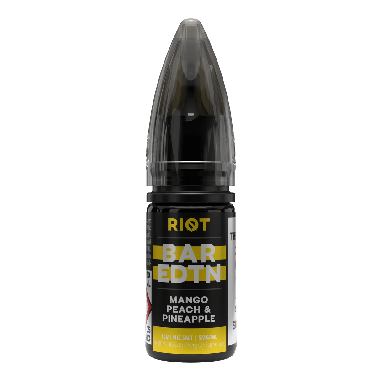 Mango, Peach & Pineapple Nic Salt By Riot Squad BAR EDTN