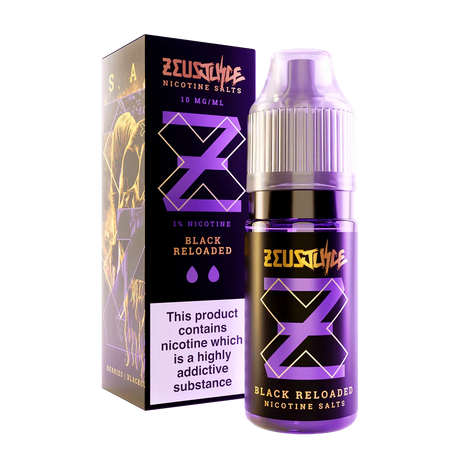 Black Reloaded Salt by Zeus Juice - I Love Vapour