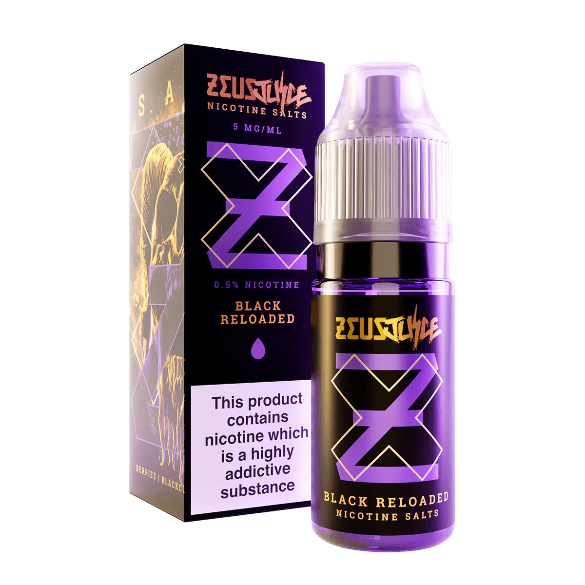 Black Reloaded Salt by Zeus Juice - I Love Vapour