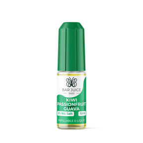 Kiwi Passionfruit Guava Nic Salt by Bar Juice 10ml e-liquid bottle