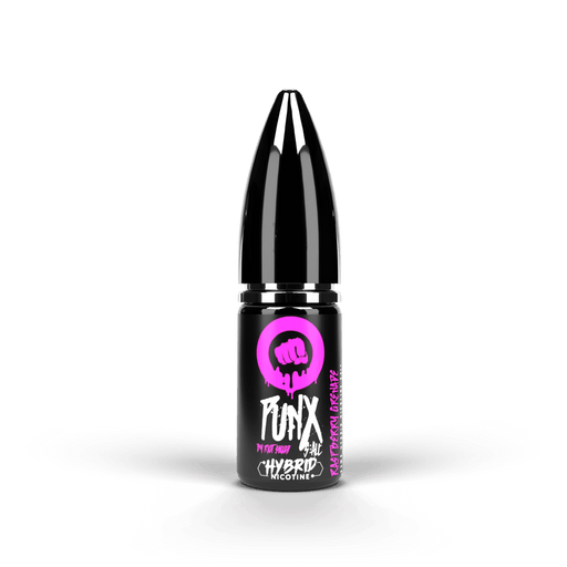 Raspberry Grenade PUNX BY RIOT 10ML HYBRID SALT E-LIQUID - I Love Vapour E-Juice riot squad
