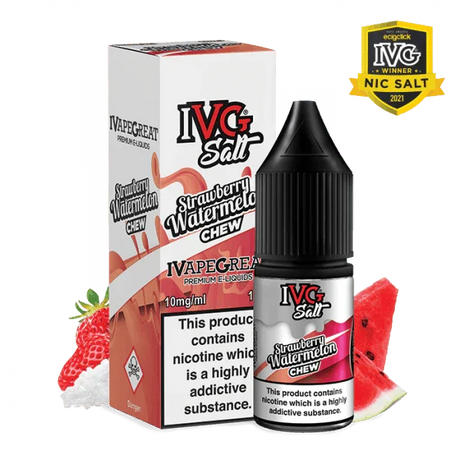 IVG Strawberry Watermelon Chew 10ml - I Love Vapour