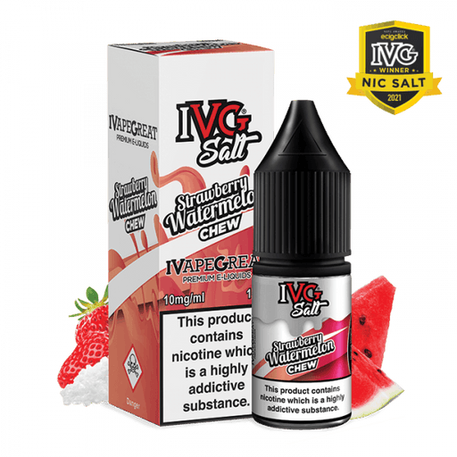 IVG Strawberry Watermelon Chew 10ml - I Love Vapour