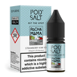 POD SALT CHARLIES CHALK DUST PACHA MAMA STRAWBERRY KIWI ICE 10ML NICOTINE SALT - I Love Vapour nic salts nasty juice