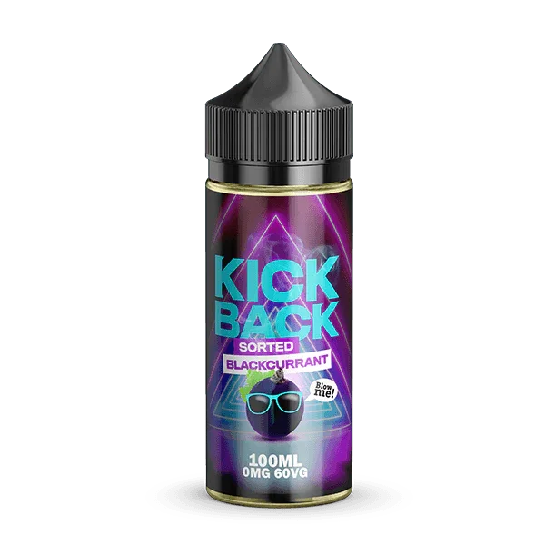 Sorted Blackcurrant 100ml E-Liquid By Kick Back - I Love Vapour E-Juice kick back
